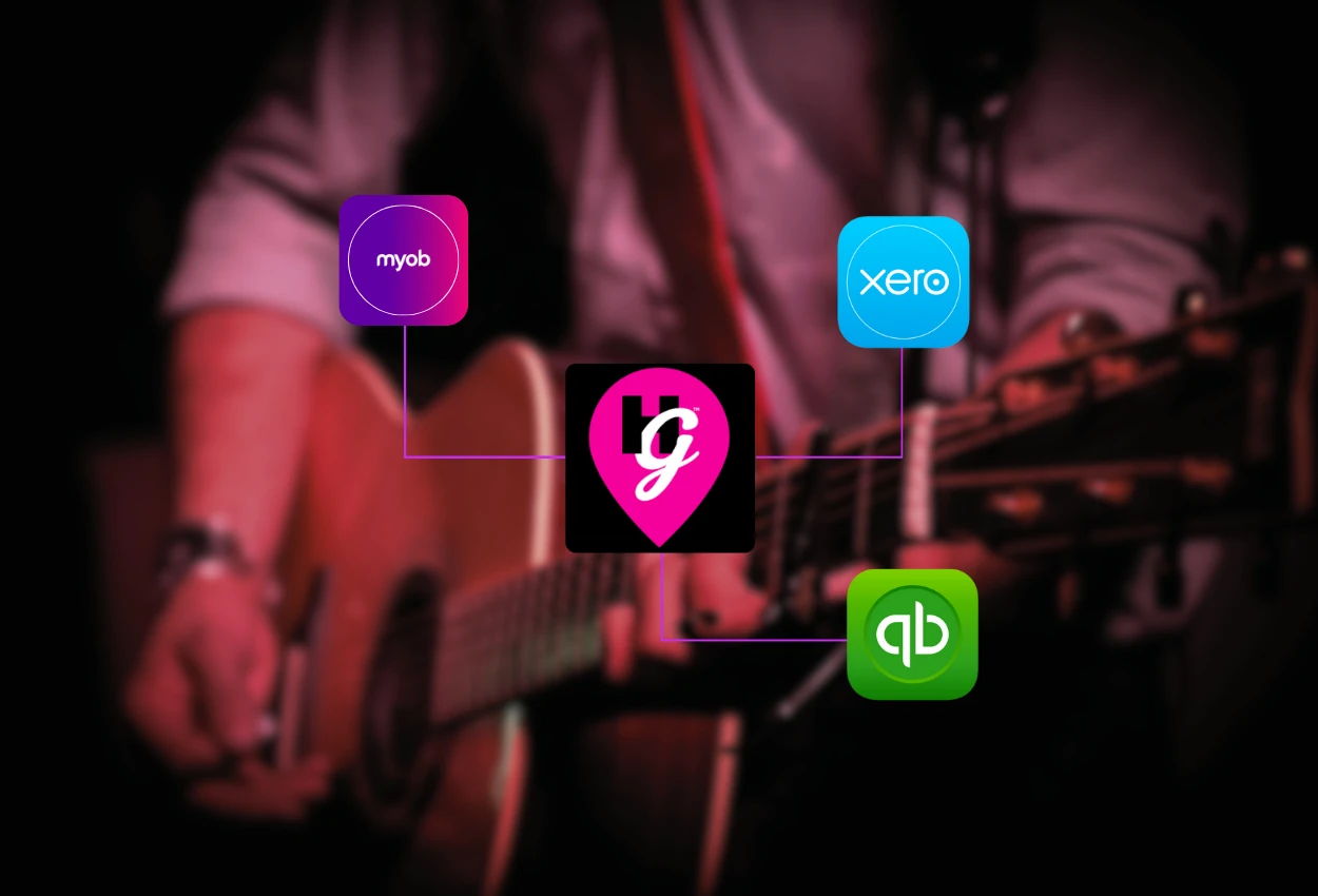 Hot Giggity Finance Integrations - Xero, MYOB, QuickBooks